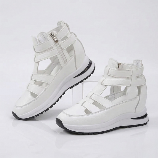 Tara | Strappy Platform Wedge Sneakers