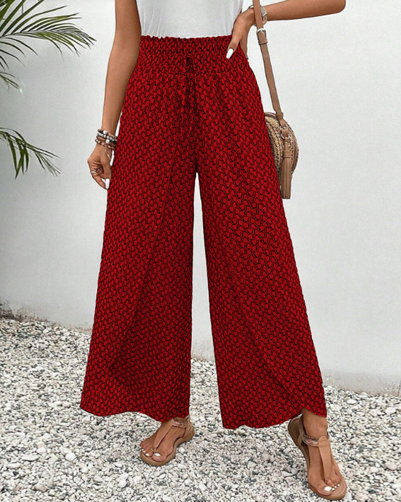 Nora | Bohemian Wide-Leg Pants