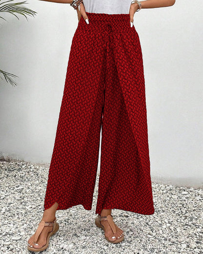 Nora | Bohemian Wide-Leg Pants