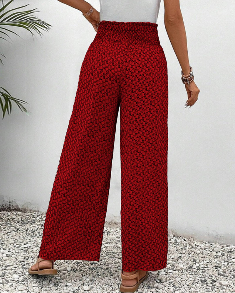 Nora | Bohemian Wide-Leg Pants