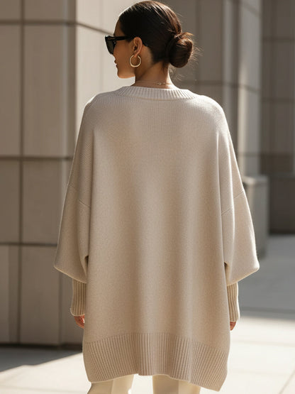 Felize | Batwing Poncho Sweater