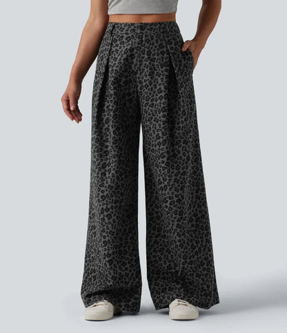 Johanna | Leopard Wide-Leg Pants