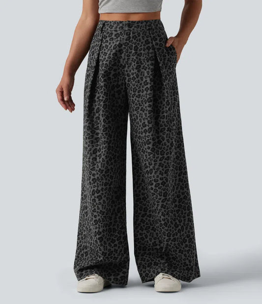 Johanna | Leopard Wide-Leg Pants