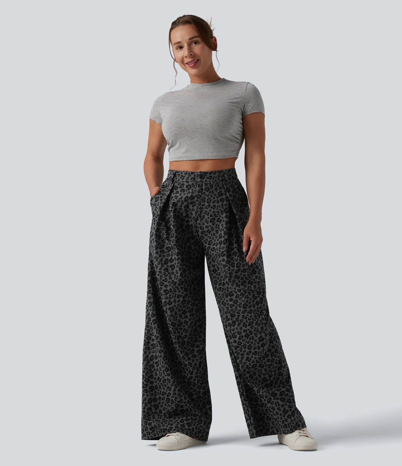 Johanna | Leopard Wide-Leg Pants