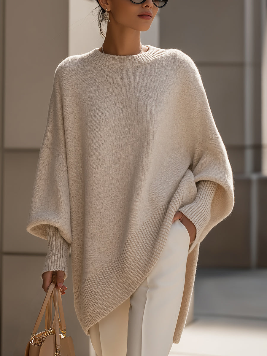 Felize | Batwing Poncho Sweater