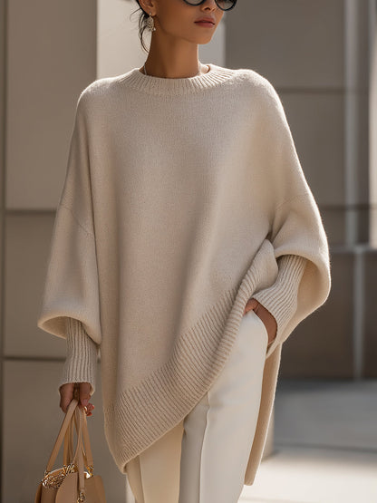 Felize | Batwing Poncho Sweater