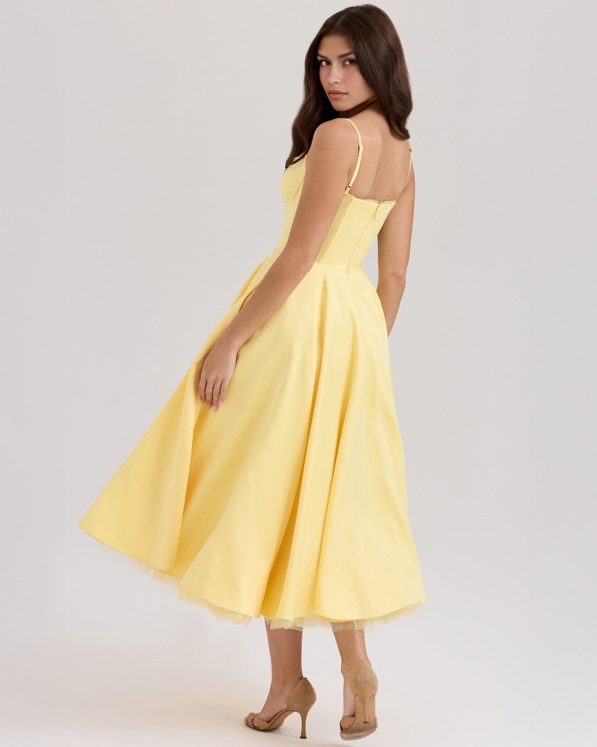 Cassandra | Sweetheart A-Line Midi Dress