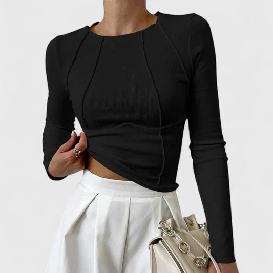 Aurora | Ribbed Long Sleeve Top