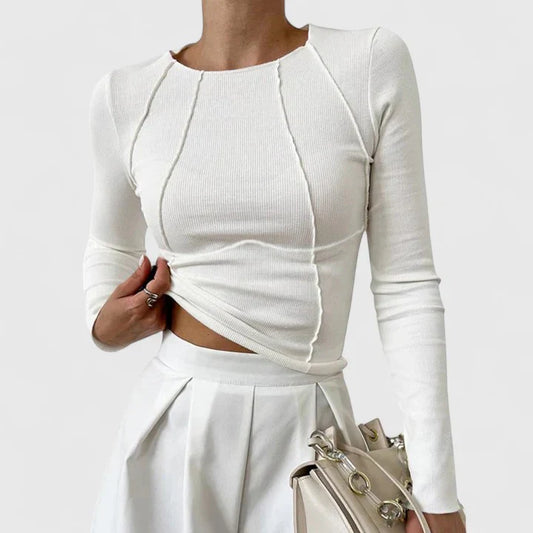 Aurora | Ribbed Long Sleeve Top
