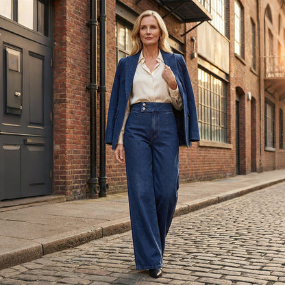 Emilia | High-Waisted Wide-Leg Jeans