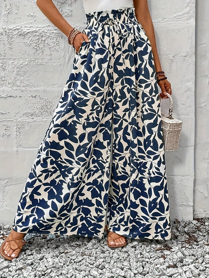Beatrice | Floral Wide-Leg Pants