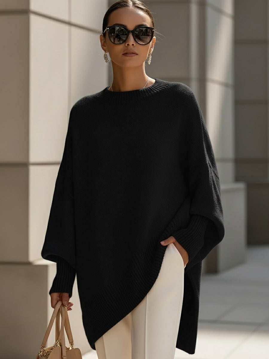 Felize | Batwing Poncho Sweater