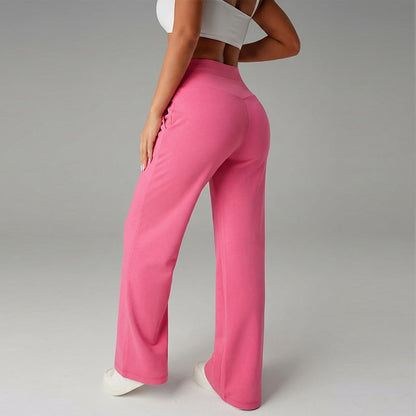 Isabella | High-Waisted Seamed Wide-Leg Pants