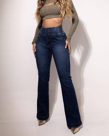 Jenny | High-Waisted Stretch Flare Jeans