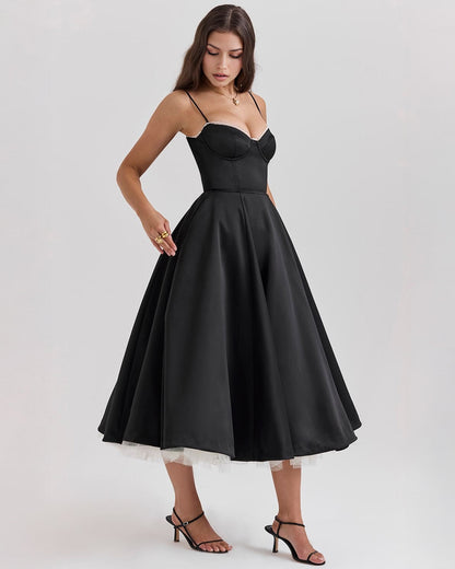 Cassandra | Sweetheart A-Line Midi Dress