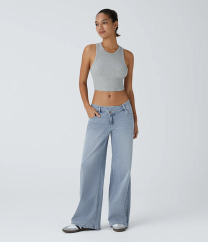 Cheska | Low-Rise Wide-Leg Jeans