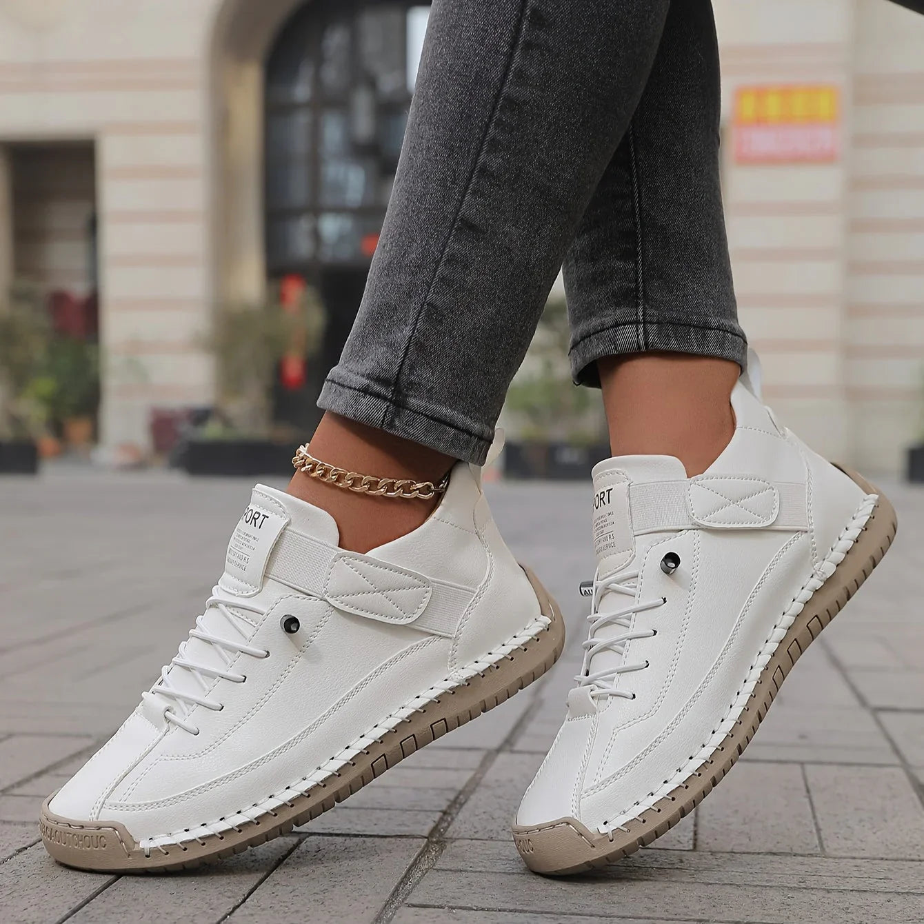 Avery | Hand-Stitched Casual Sneakers