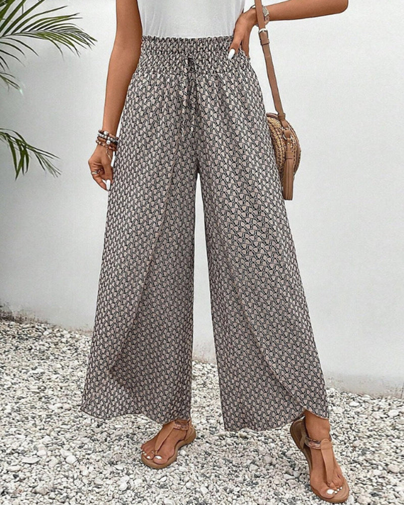 Nora | Bohemian Wide-Leg Pants