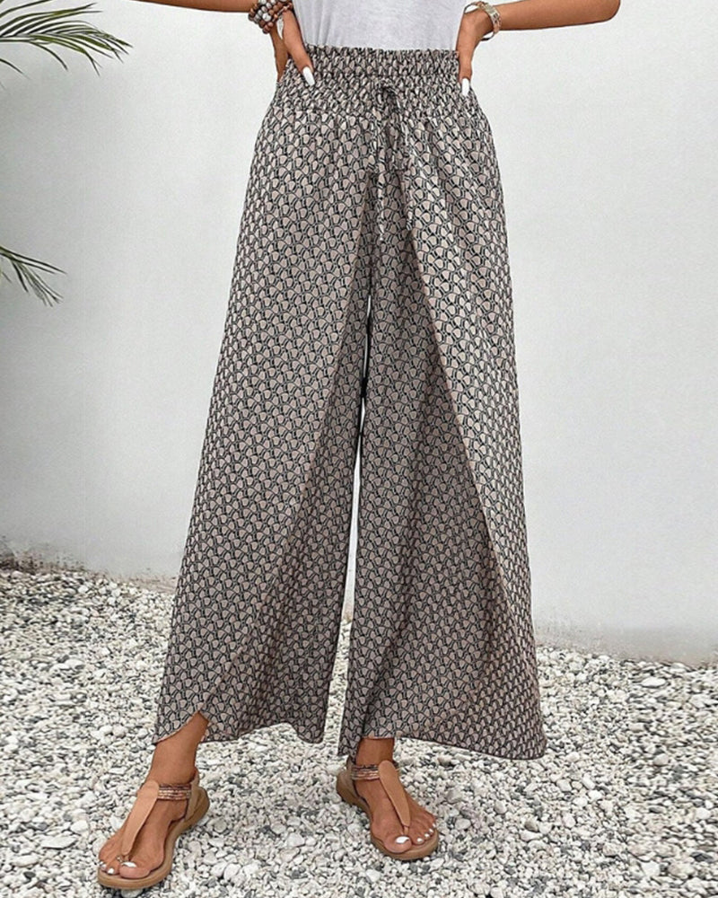 Nora | Bohemian Wide-Leg Pants