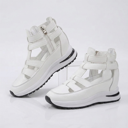 Tara | Strappy Platform Wedge Sneakers