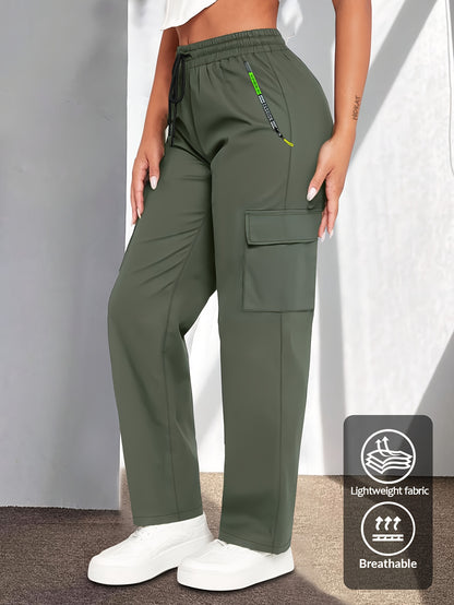 Hailey | High-Waisted Drawstring Cargo Pants