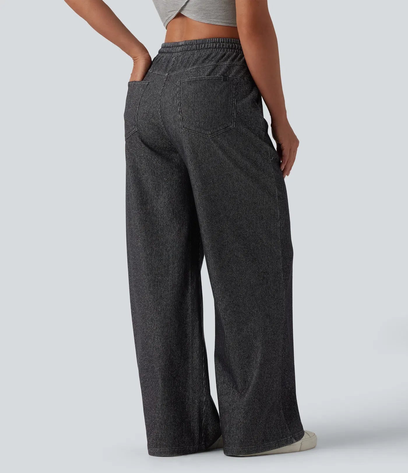 Harper | Sparkly Wide-Leg Lounge Pants