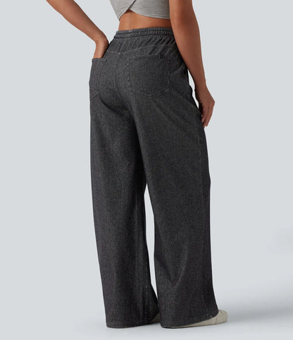 Harper | Sparkly Wide-Leg Lounge Pants