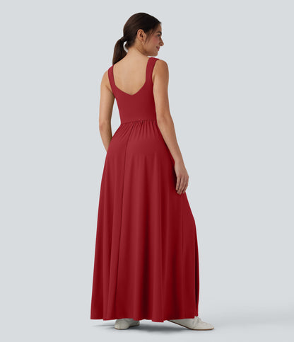 Coraline | Criss-Cross Waist Maxi Dress