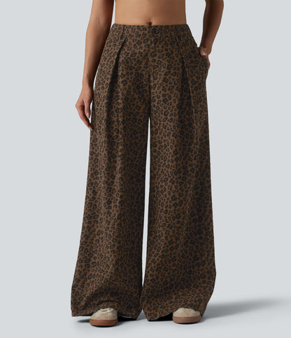 Johanna | Leopard Wide-Leg Pants