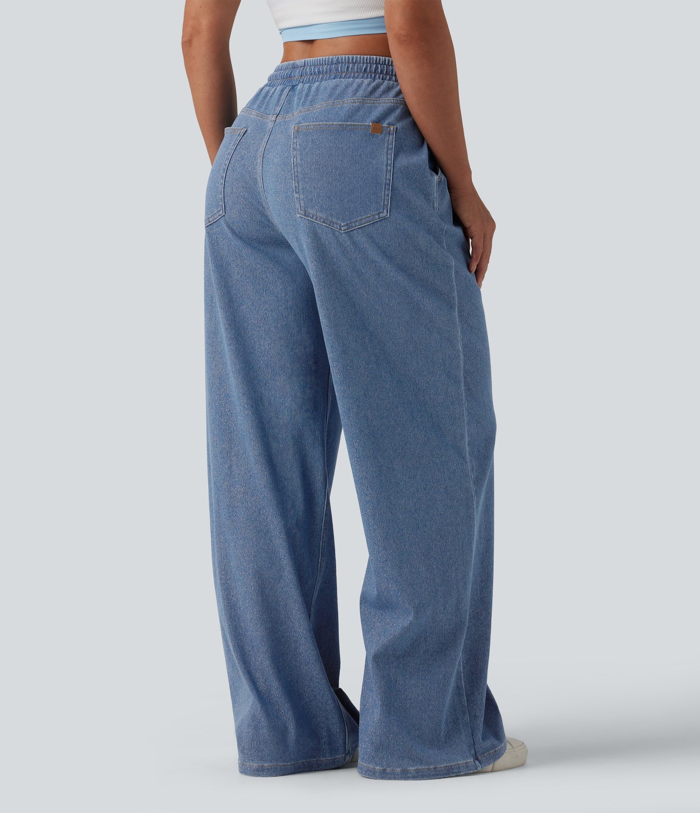 Harper | Sparkly Wide-Leg Lounge Pants