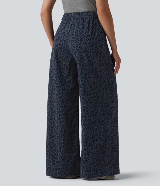 Johanna | Leopard Wide-Leg Pants