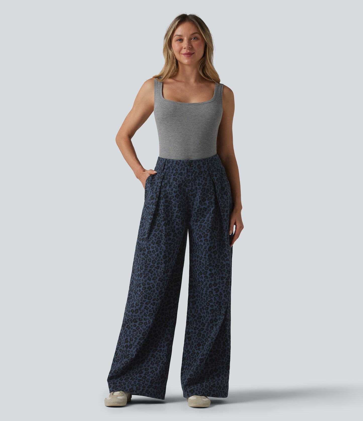 Johanna | Leopard Wide-Leg Pants