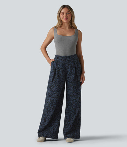 Johanna | Leopard Wide-Leg Pants