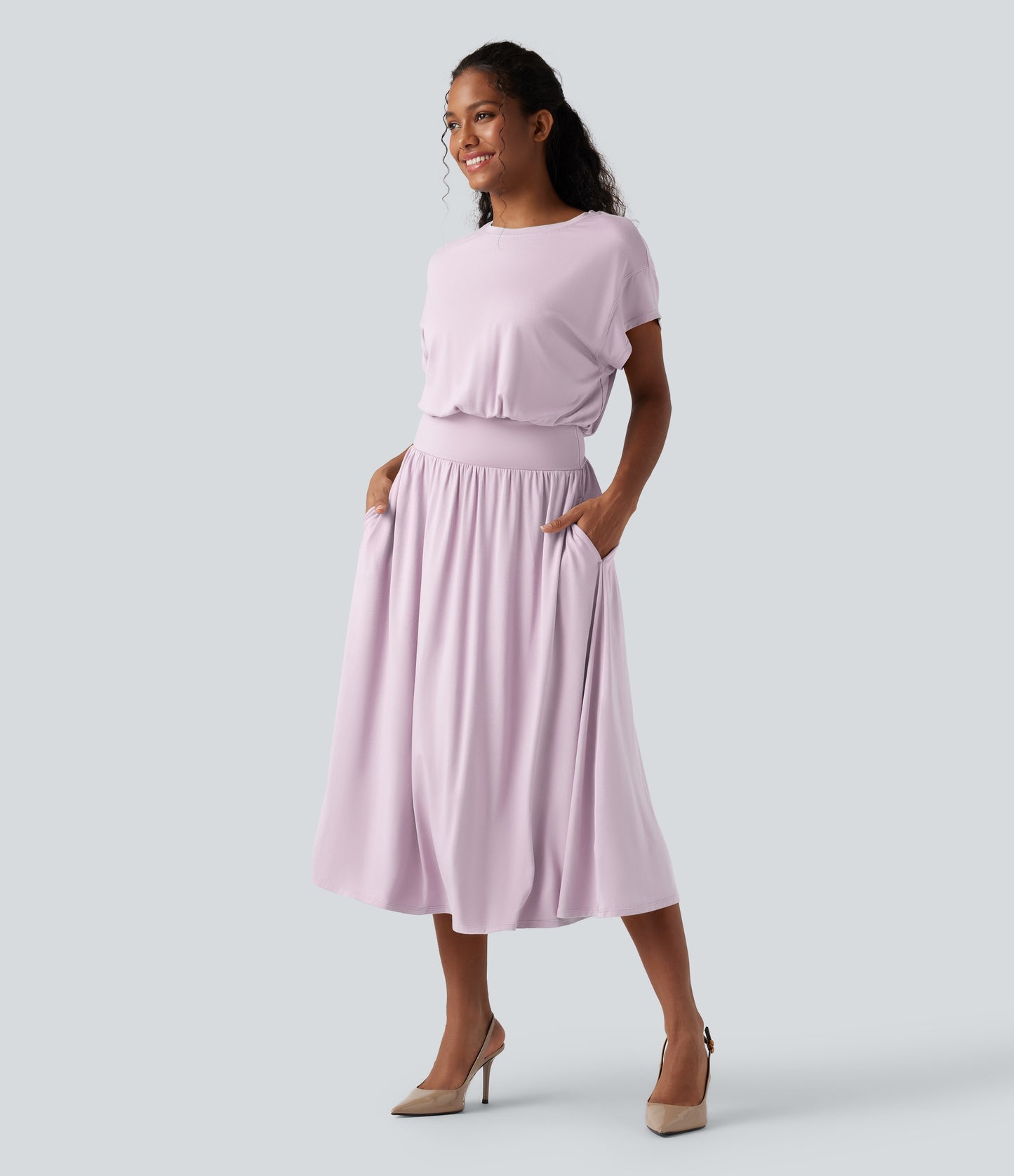Bella | Tummy Control Shaping Midi Dress