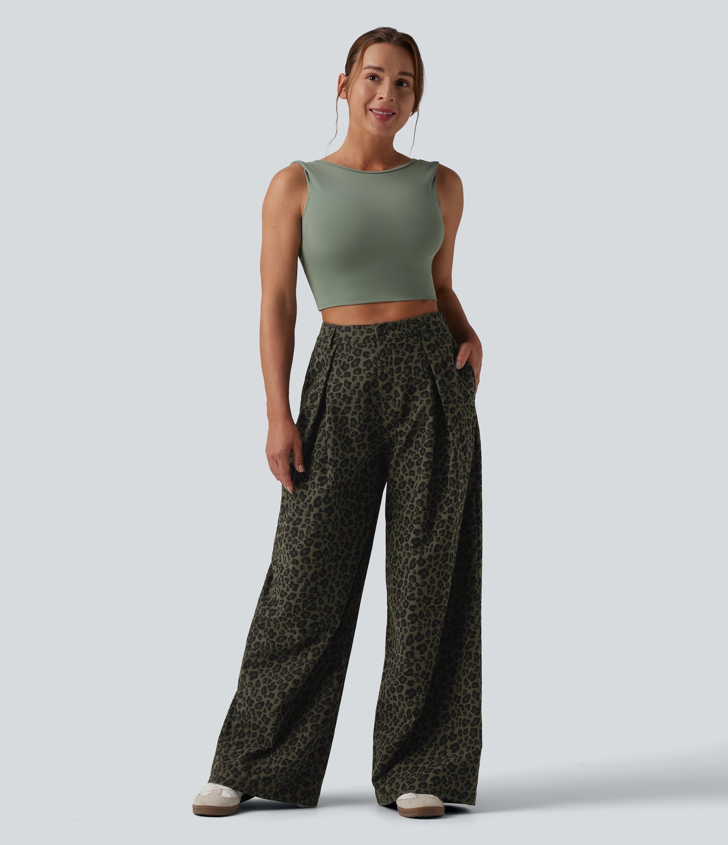 Johanna | Leopard Wide-Leg Pants