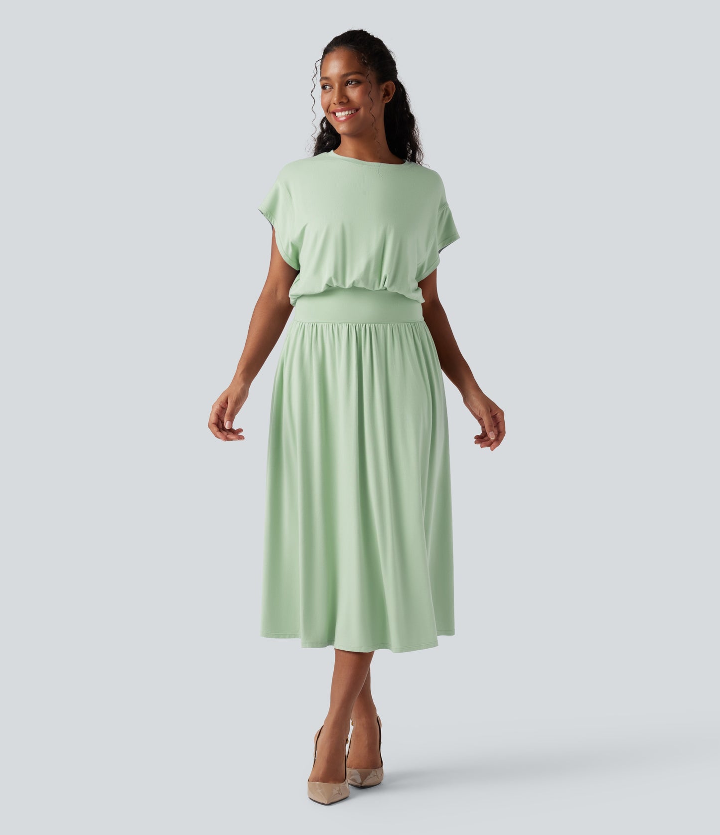 Bella | Tummy Control Shaping Midi Dress