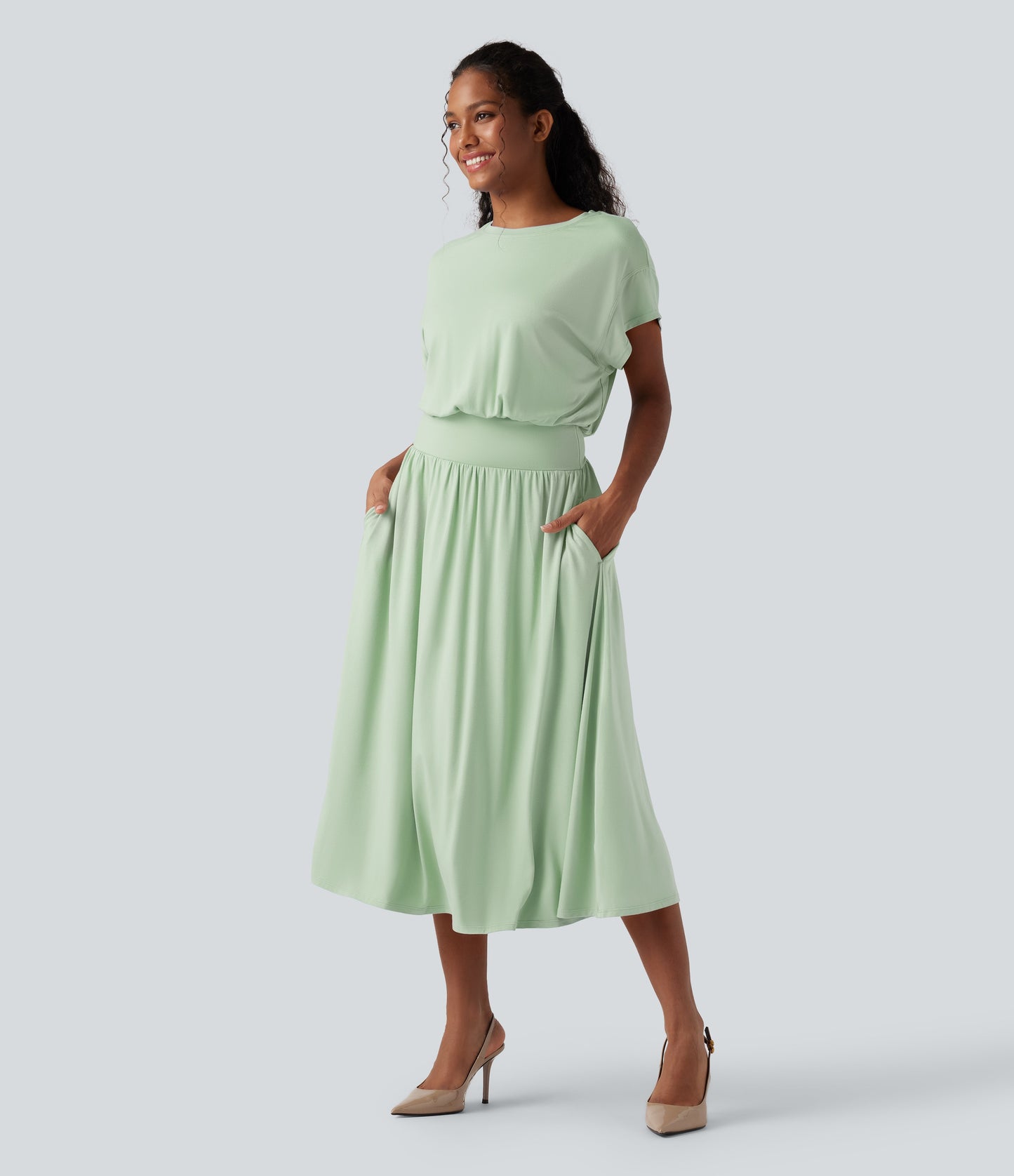 Bella | Tummy Control Shaping Midi Dress
