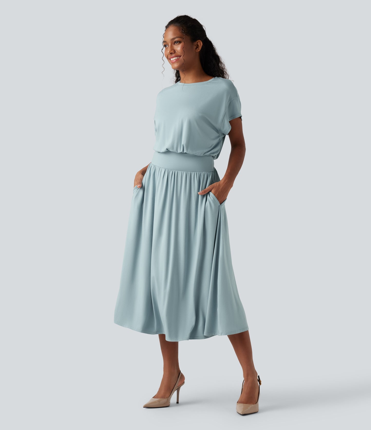 Bella | Tummy Control Shaping Midi Dress