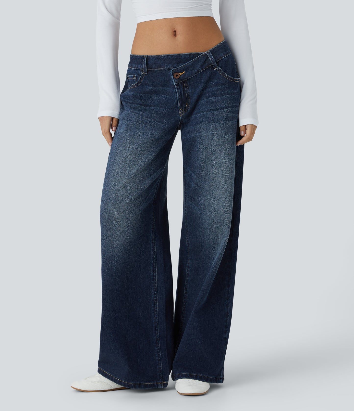 Cheska | Low-Rise Wide-Leg Jeans