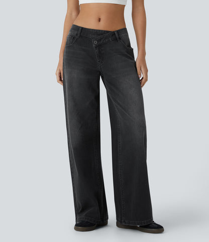Cheska | Low-Rise Wide-Leg Jeans