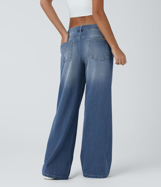 Cheska | Low-Rise Wide-Leg Jeans