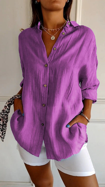 Olivia | Relaxed Button-Down Shirt
