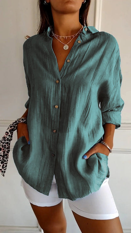 Olivia | Relaxed Button-Down Shirt