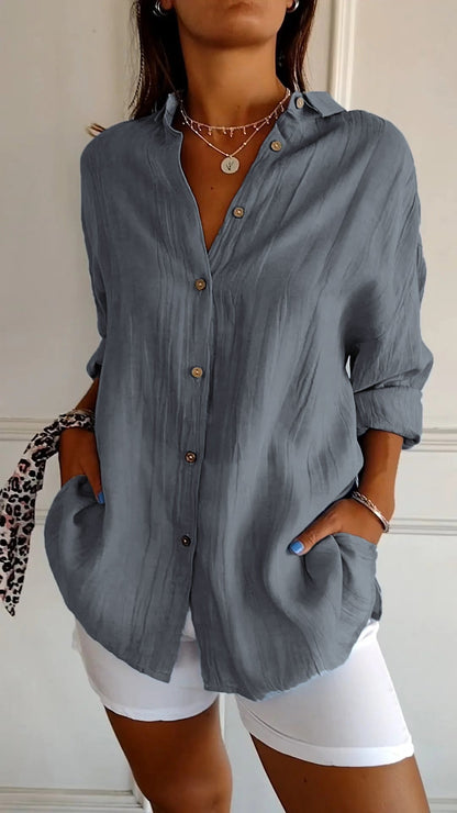 Olivia | Relaxed Button-Down Shirt
