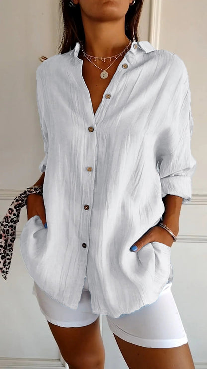 Olivia | Relaxed Button-Down Shirt