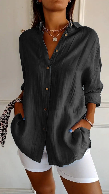Olivia | Relaxed Button-Down Shirt