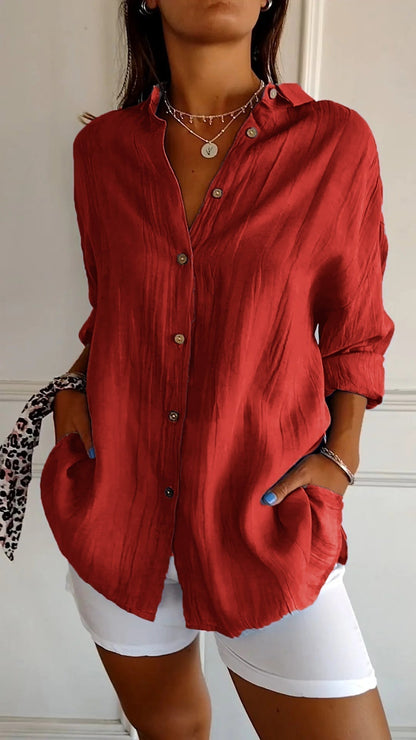 Olivia | Relaxed Button-Down Shirt