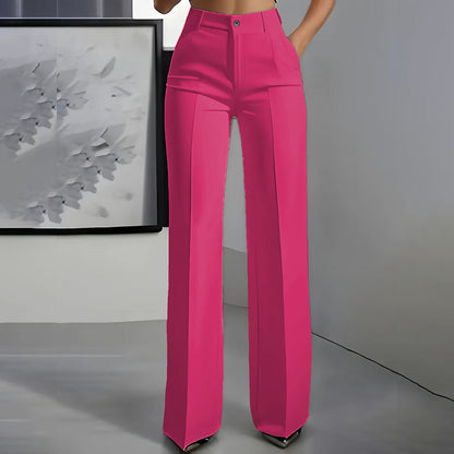 Josie | High-Waisted Wide-Leg Tailored Trousers