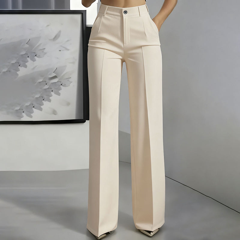 Josie | High-Waisted Wide-Leg Tailored Trousers