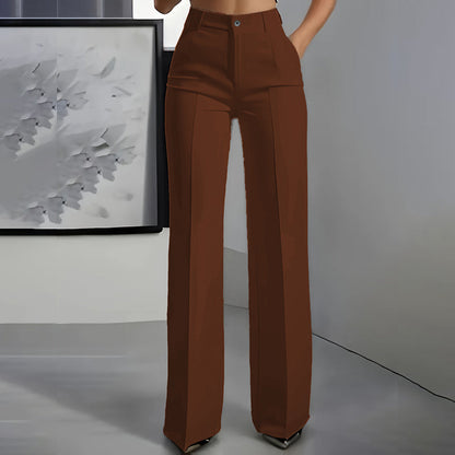 Josie | High-Waisted Wide-Leg Tailored Trousers